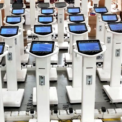 20餘台SH-100T體重體脂秤出口沙特