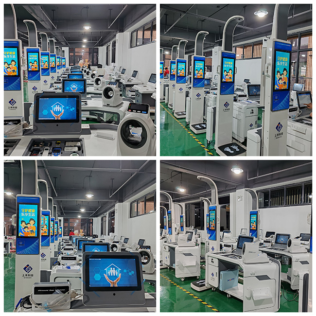SH-T18智能健康體檢一體機發貨前實拍圖
